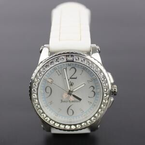 Juicy Couture White Rubber Strap Watch